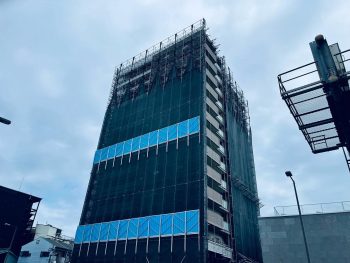 大阪市住之江区 台風養生